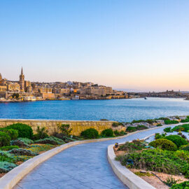 Skyline of Valleta, Malta