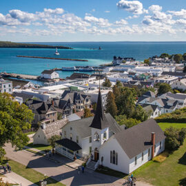 Mackinaw Island Town View