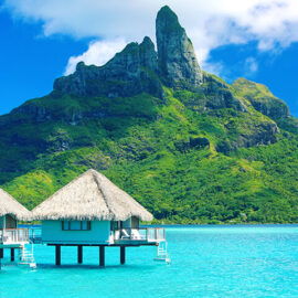 Bora Bora Tahiti Mt Otemanu