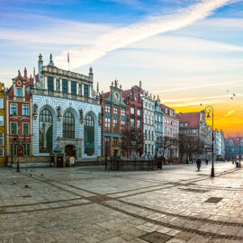The Long Lane street in Gdansk
