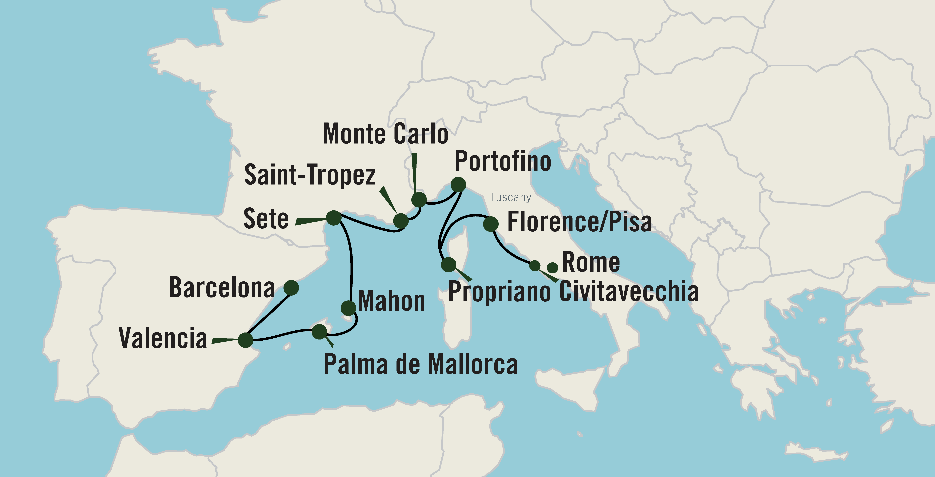 Mediterranean Cruises: Cruise the Mediterranean