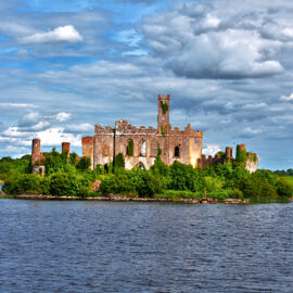 Lough Key castle Roscommon River Shannon