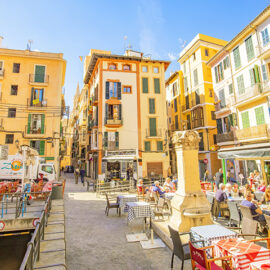 Palma de Mallorca old town, Spain